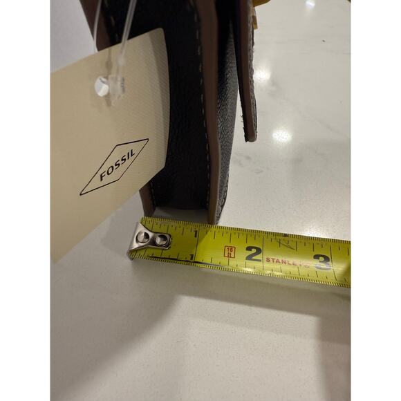 Fossil Ainsley Wallet Crossbody, Multi Color Chain Strap Bag, Y2K Minimalist - Picture 9 of 9